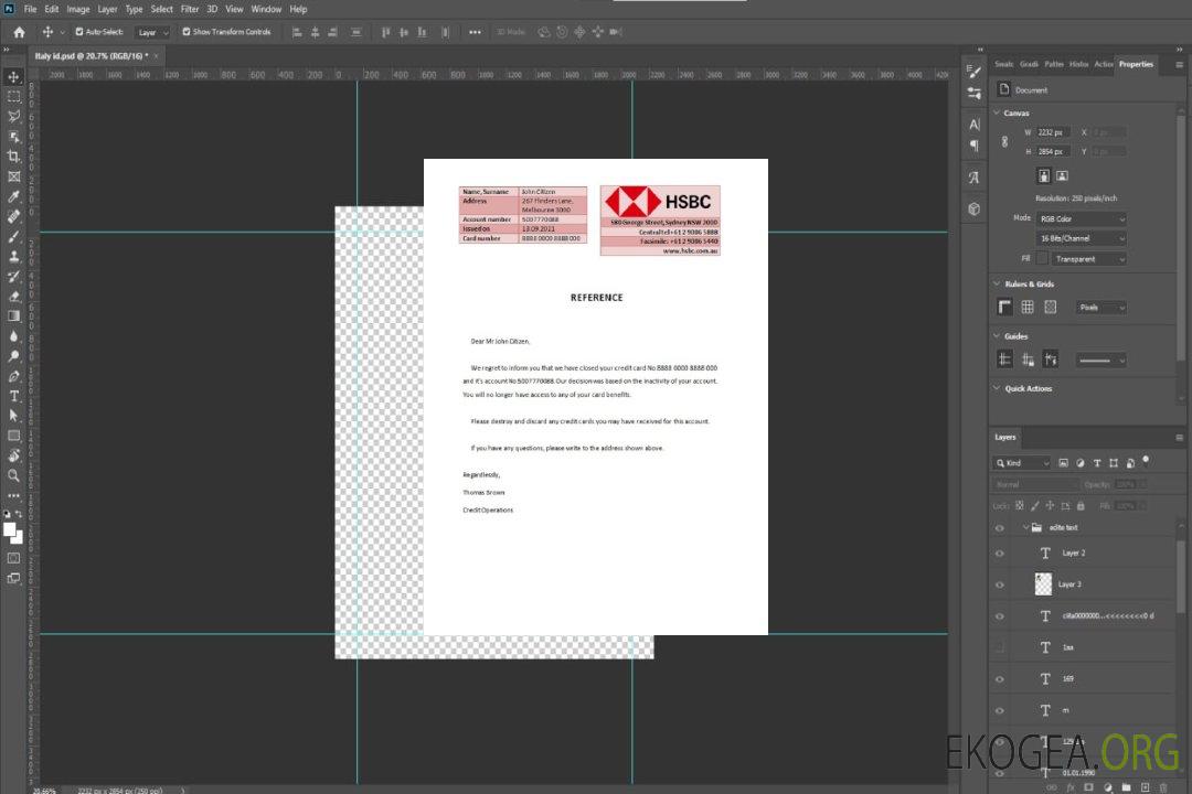 Référence Australia , HSBC , closure template Référence Australia , HSBC , closure template